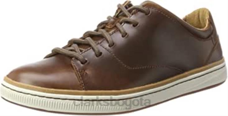 Clarks 0DX8L1956 zapatos brogue de encaje norsen para hombre lea color tostado oscuro clarks hombres lea bronceado oscuro