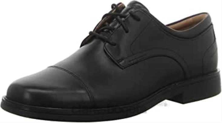 Clarks 0DX8L222 gorra un aldric zapatos brogue tradicionales de corte ancho para hombre negro clarks hombres negro