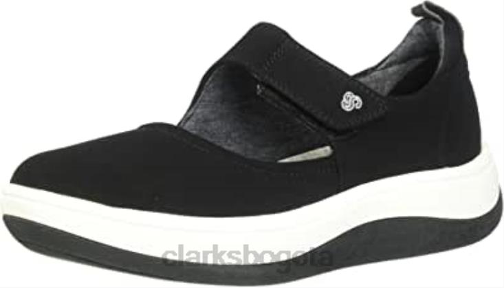 Clarks 0DX8L1934 Merceditas arla air mujer planas negras textil clarks mujer textil negro