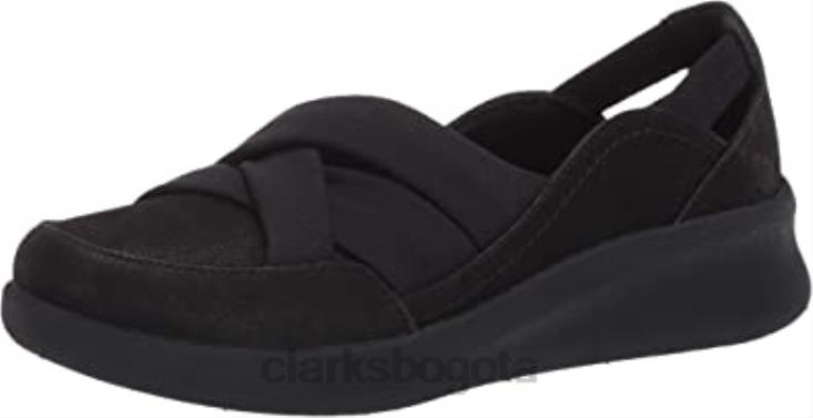 Clarks 0DX8L2752 Mocasín clarks sillian 20 star negro sintético para mujer mujer negro sintético