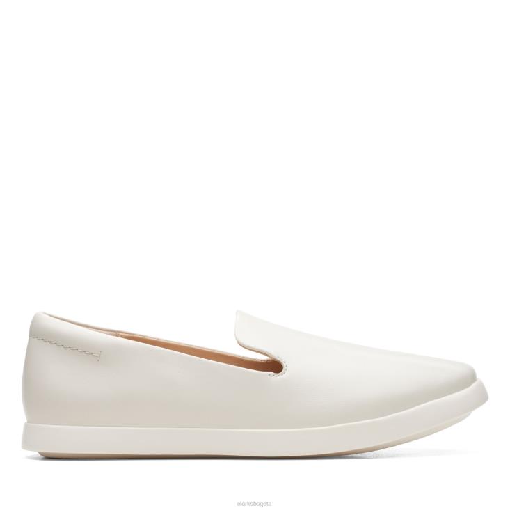 Clarks 0DX8L2999 ace lite lo clarks cuero blanco mujer cuero blanco