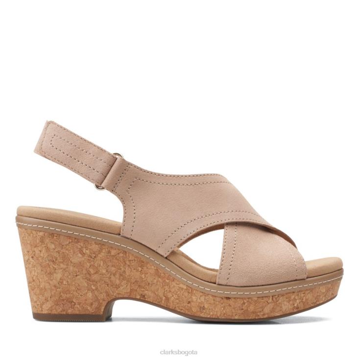 Clarks 0DX8L3259 Sand Clarks Giselle Cove mujer arena