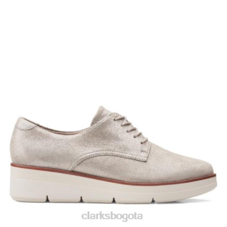 Clarks 0DX8L3998 clarks de piedra shaylace mujer piedra