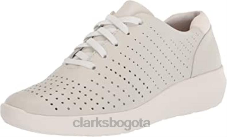 Clarks 0DX8L576 Clarks de cuero blanco para mujer kayleigh aster oxford mujer cuero blanco
