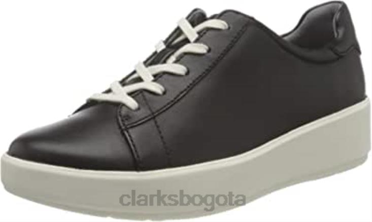 Clarks 0DX8L601 Zapatilla clarks layton pace negra para mujer mujer