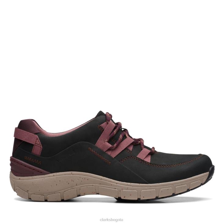 Clarks 0DX8L6218 clarks wave range ap combinación negra combinación negra mujer combinación negra