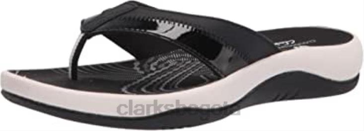 Clarks 0DX8L623 chanclas sunmaze surf mujer clarks charol sintético negro mujer charol sintético negro
