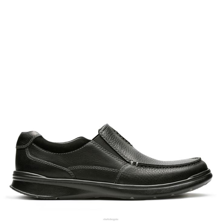 Clarks 0DX8L3486 Clarks de cuero negro aceitoso sin cotrell hombres cuero negro aceitoso