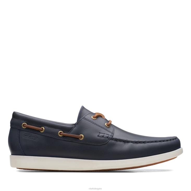 Clarks 0DX8L3686 clarks costa ferius azul oscuro hombres azul oscuro