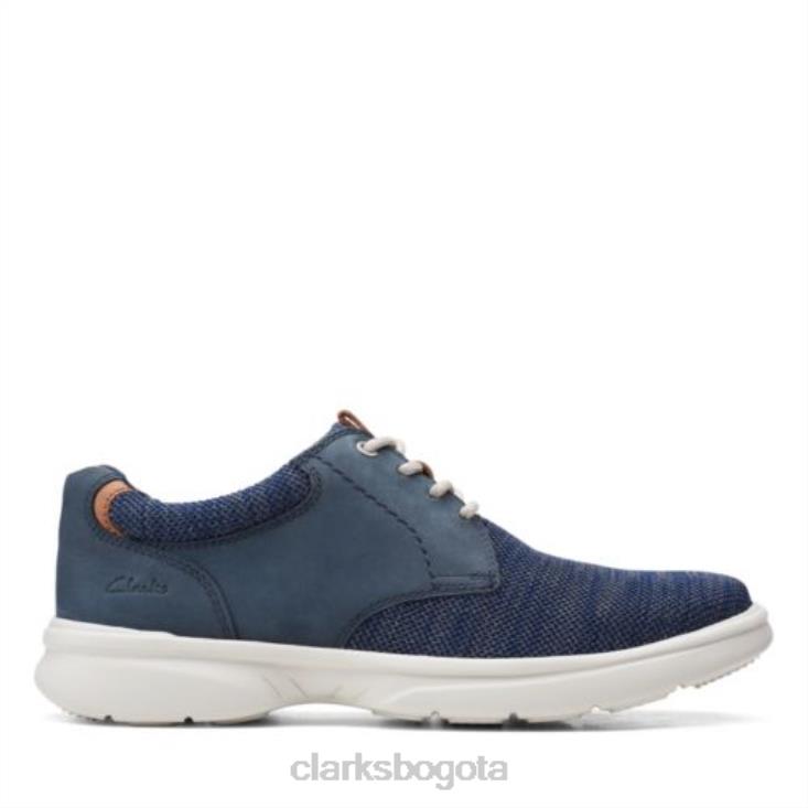 Clarks 0DX8L4431 bradley lane clarks punto azul marino hombres punto azul marino