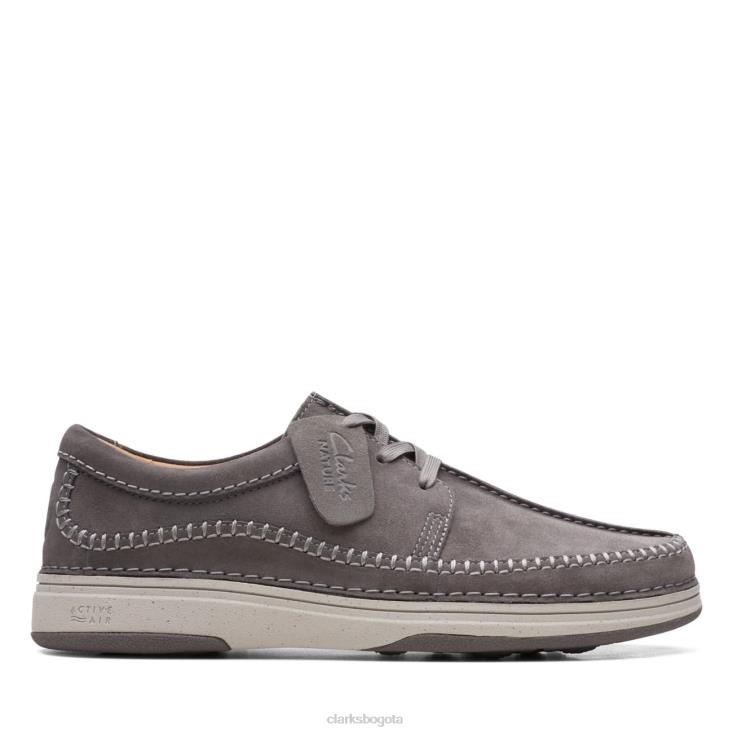 Clarks 0DX8L6685 corbata natural 5 combi gris oscuro clarks combi gris oscuro hombres combinado gris oscuro