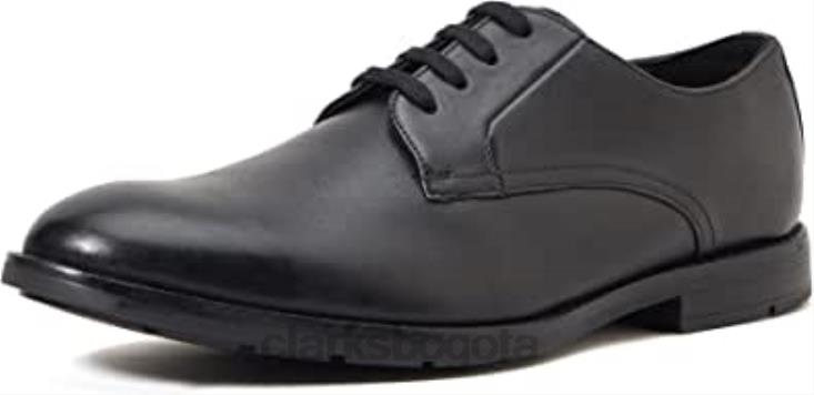Clarks 0DX8L917 ronnie walk derbys clarks hombre negros hombres negro