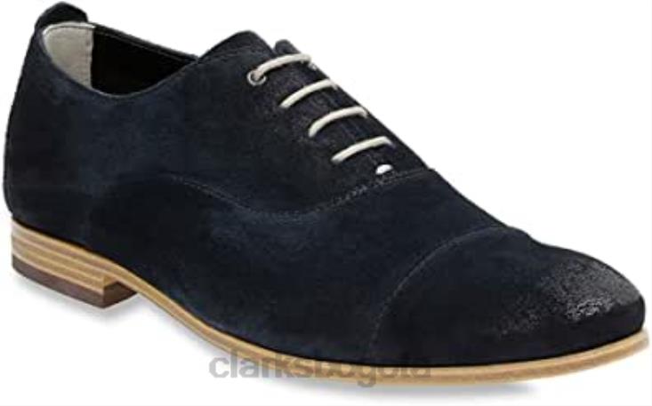 Clarks 0DX8L929 Gorra Clarks Chinley Oxford azul oscuro para hombre hombres azul oscuro